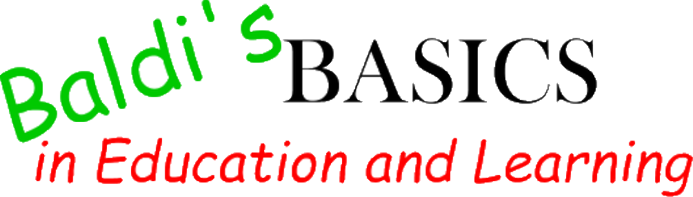 Logo For Baldi S Basics In Education And Learning By Draven Suazo